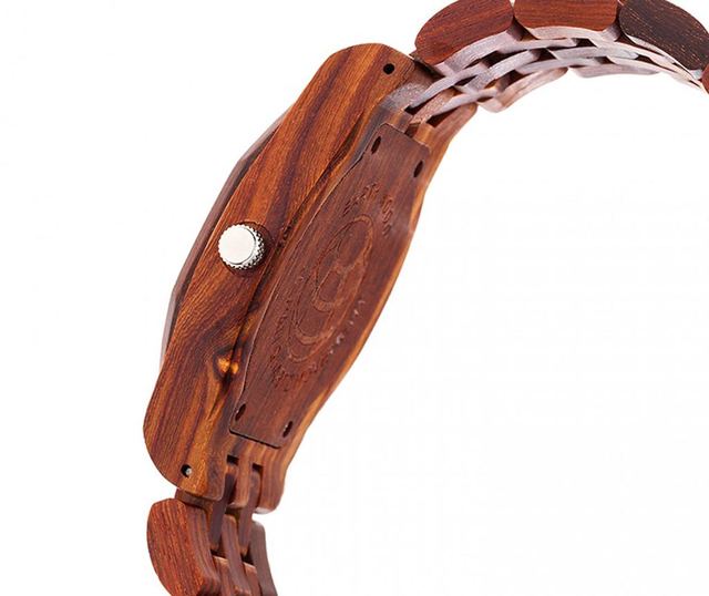 Moška zapestna ura Earth Wood Baobab Brown