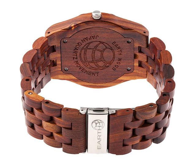 Moška zapestna ura Earth Wood Baobab Brown