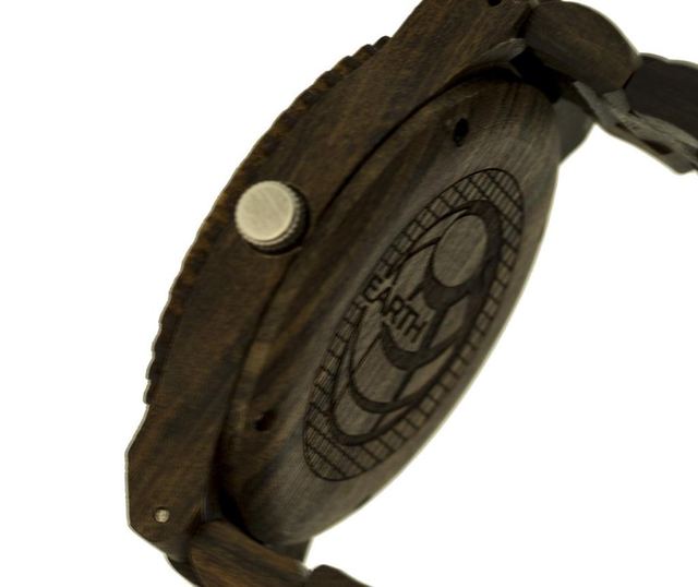 Pánské hodinky Earth Wood Bighorn Dark Olive