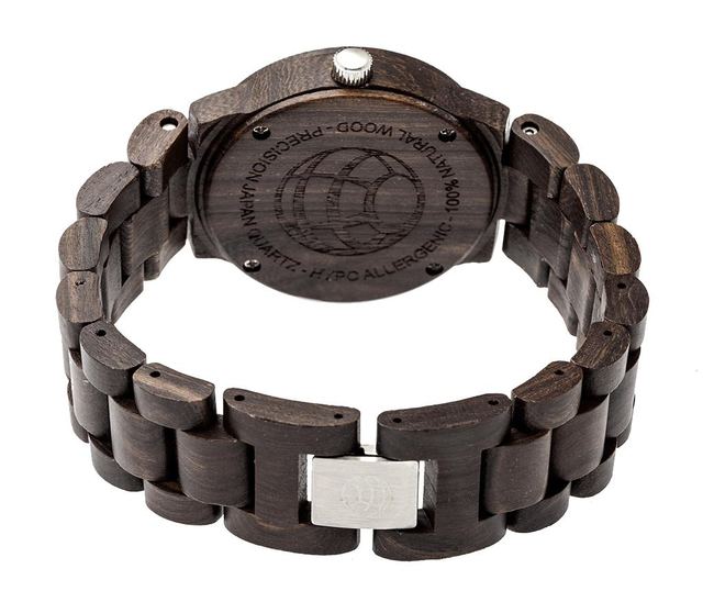 Dámské hodinky Earth Wood Biscayne Dark Brown