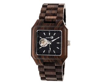 Ženska zapestna ura Earth Wood Black Rock  Dark Brown
