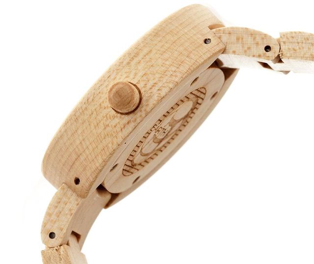 Moška zapestna ura Earth Wood Branch Tan