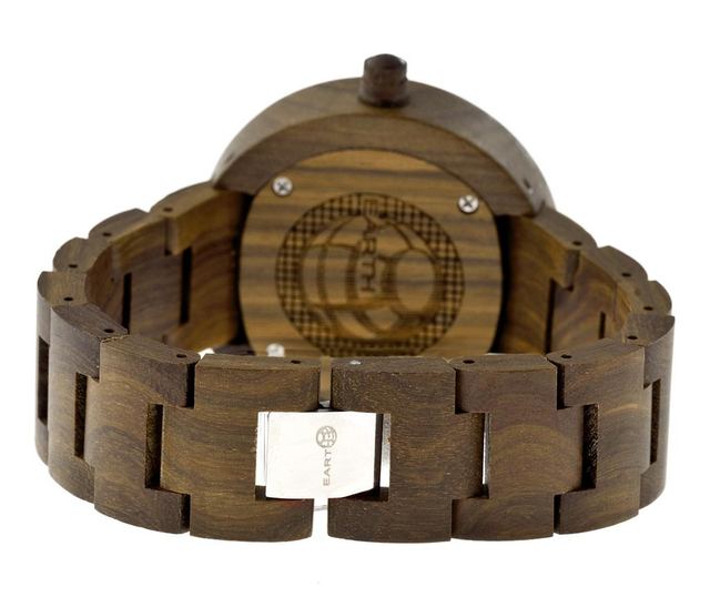 Moška zapestna ura Earth Wood Branch Olive