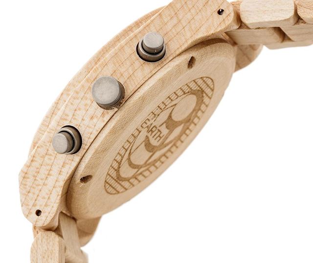 Moška zapestna ura Earth Wood Castillo Tan