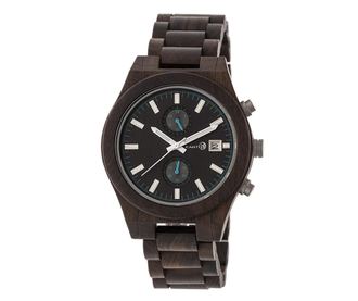 Moška zapestna ura Earth Wood Castillo Dark Brown