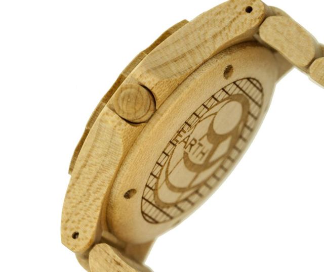 Ženska zapestna ura Earth Wood Gila Tan