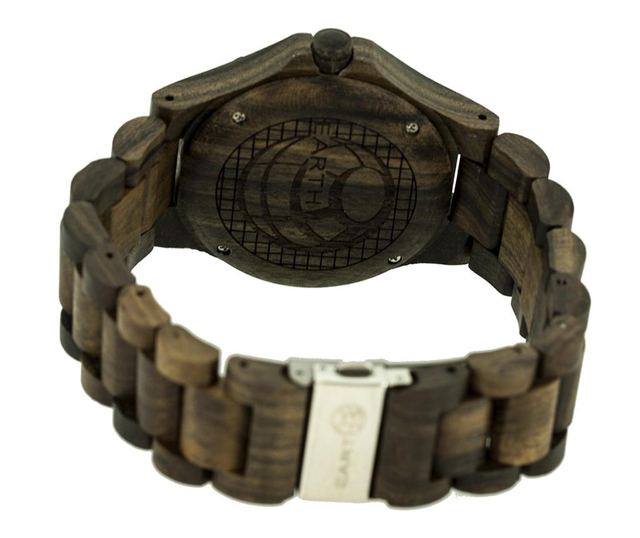 Ženska zapestna ura Earth Wood Gila Dark Olive