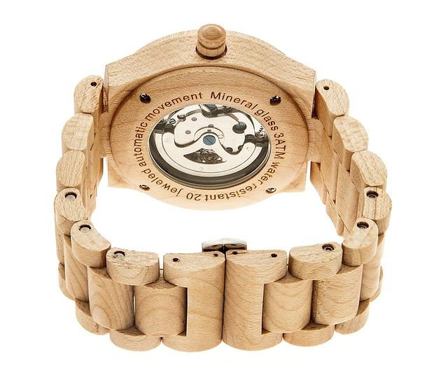 Moška zapestna ura Earth Wood Grand Mesa Tan