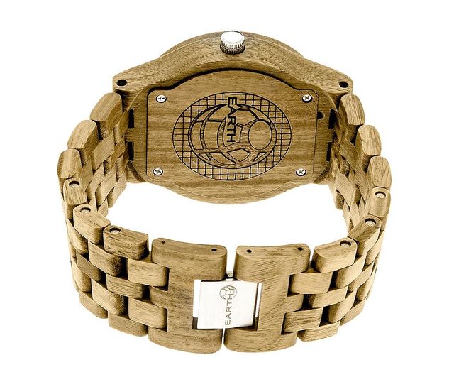 Moška zapestna ura Earth Wood Inyo Olive