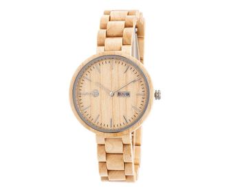 Unisex zapestna ura Earth Wood Mimosa Tan