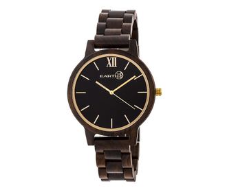 Unisex zapestna ura Earth Wood Pike Dark Brown