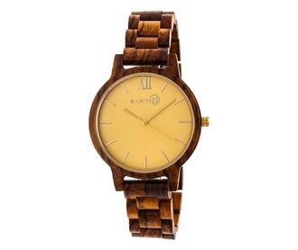 Unisex zapestna ura Earth Wood Pike Brown