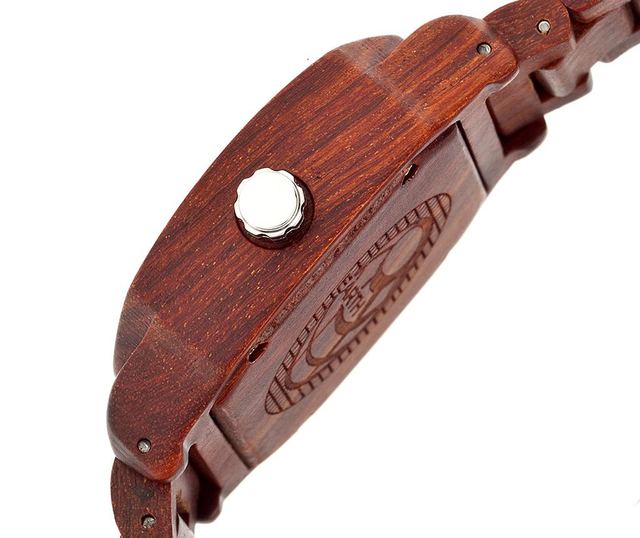 Pánské hodinky Earth Wood Scaly Brown