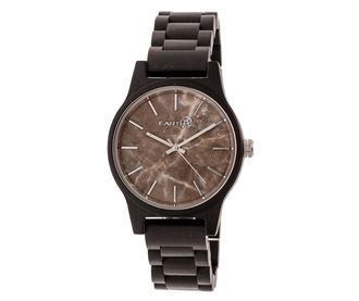 Unisex zapestna ura Earth Wood Tuckahoe Dark Brown