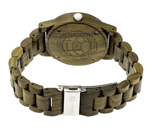Unisex zapestna ura Earth Wood Tuckahoe Olive