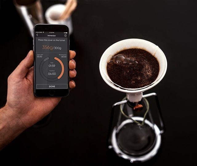 Aparat za kavo z bluetooth Gina Smart Steel 750 ml