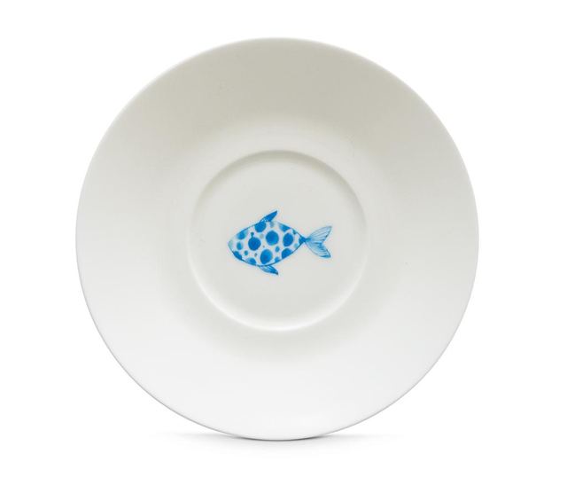Set skodelice in krožnička Fish