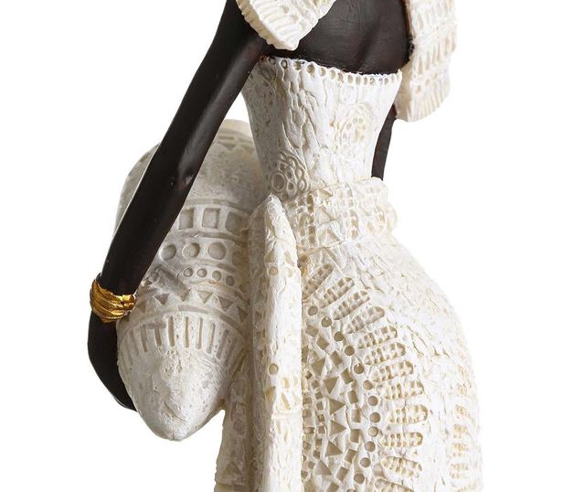 Dekoracija African Woman White