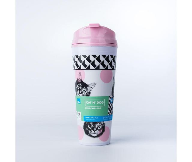 Potovalna skodelica Cat 625 ml