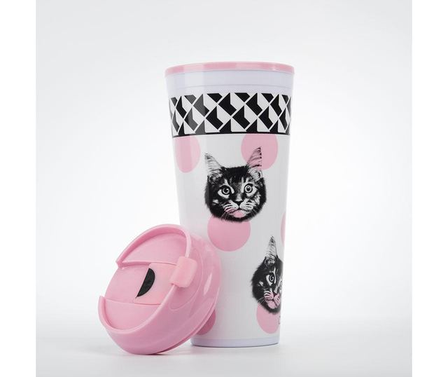 Potovalna skodelica Cat 625 ml