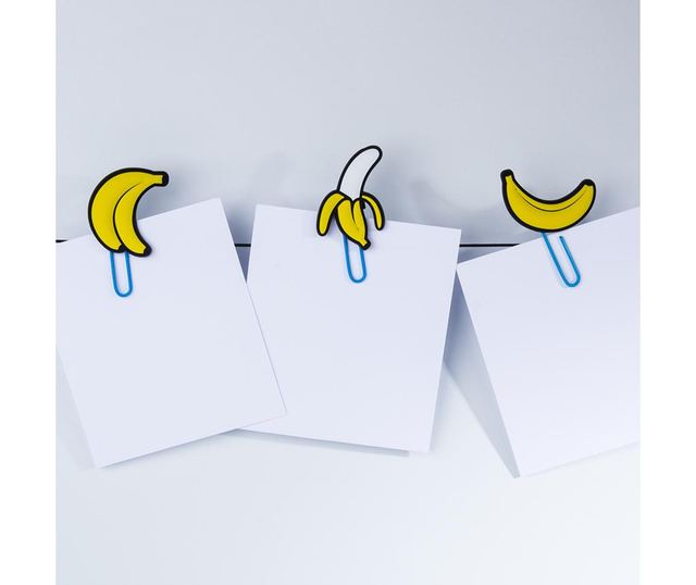 Set of 6 sponk s priseski Banana