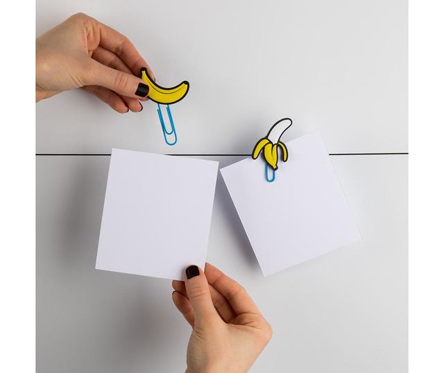 Set of 6 sponk s priseski Banana