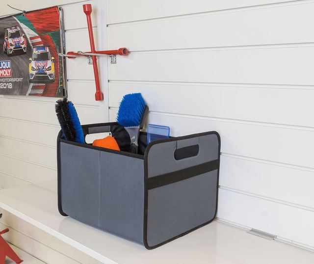 Zložljiv zaboj za shranjevanje Systobox Grey