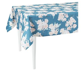 Namizni prt Flowers Blue 140x140 cm