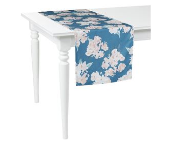 Namizni tekač Flowers Blue 40x140 cm