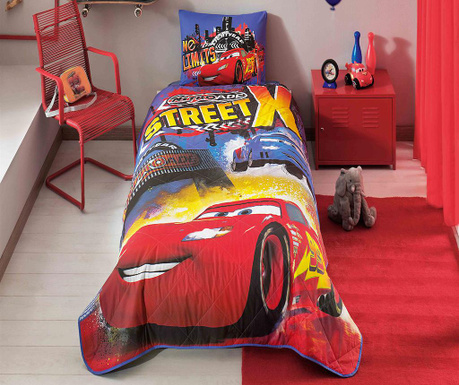 Zestaw  na łóżko Single Disney Cars Nitroade