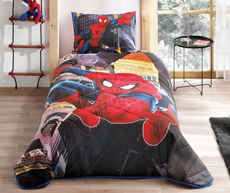 Zestaw  na łóżko Single Spiderman in the CIty