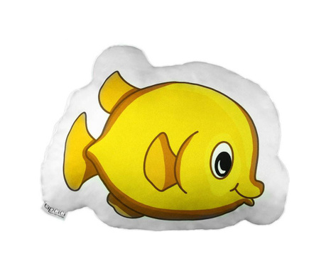 Διακοσμητικό μαξιλάρι Fish Yellow