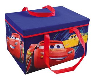Cutie cu capac pentru depozitare jucarii Cars
