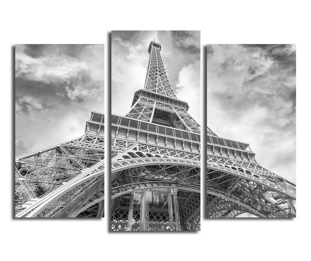 Комплект 3 картини White Paris