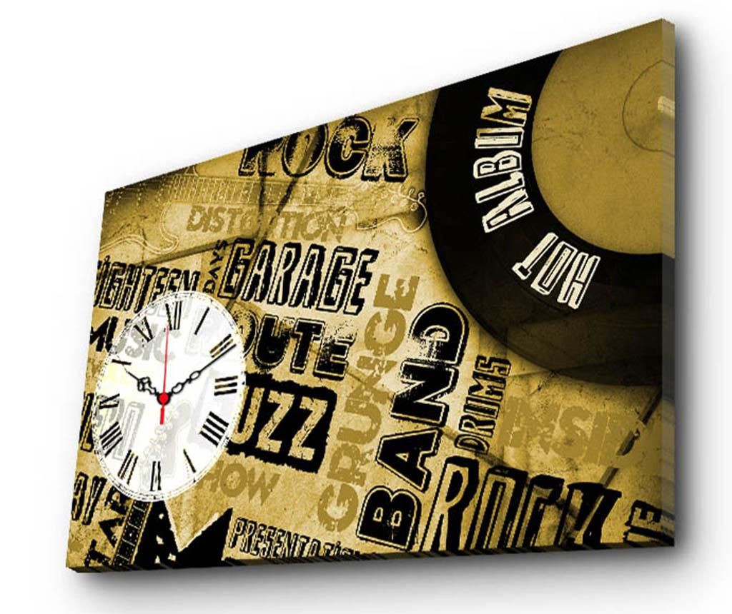 Slika z uro Rock 45x70 cm