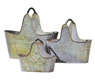 Set 3 cvetličnih korit Olive