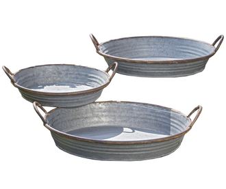 Set 3 servirnih pladnjev Carlson