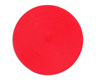 Suport farfurie Excelsa, Nina Red, polipropilena, 36 cm, rosu