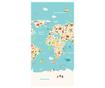 Плажна кърпа Worldmap 75x150 см