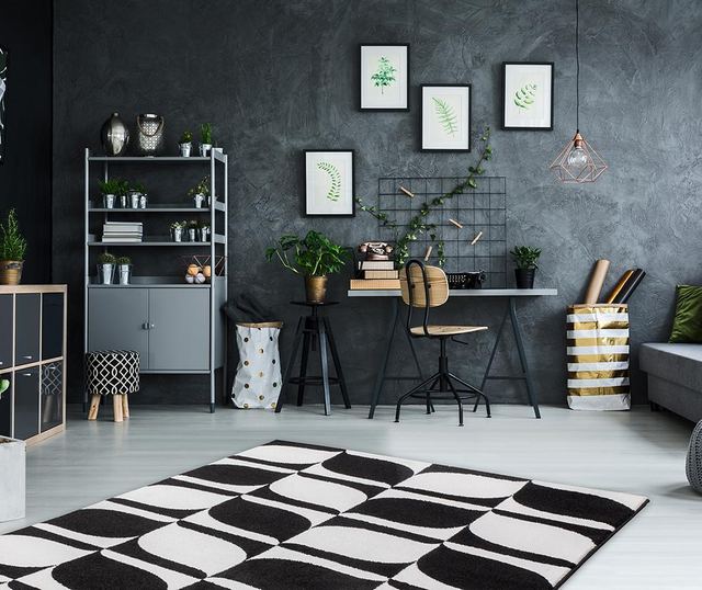 Килим My Black and White Turela 80x150 см