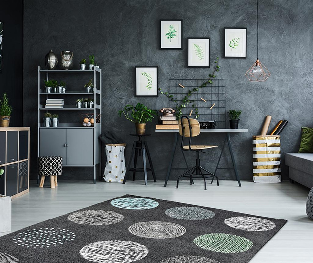 Tepih My Bronx Anthracite Dots 120x170 cm