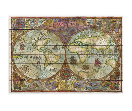 Obraz Map of World 40x60 cm