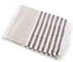 Ručnik za plažu Fouta Antalya Light Brown 100x180 cm