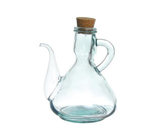 Recipient pentru ulei sau otet Excelsa, Pot Transparent, sticla reciclata, 500 ml, 500 ml