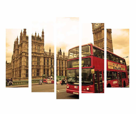 Комплект 5 картини London City