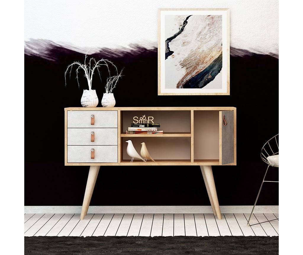 Bufet inferior Mod Design, Indira, PAL melaminat, 80x120x40 cm - 4