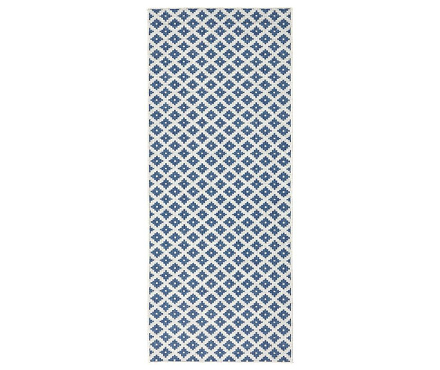 Nizza Blue Cream Kültéri szőnyeg 80x250 cm