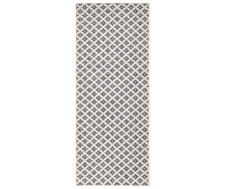 Obojstranný koberec Twin Nizza Grey Cream 80x250 cm