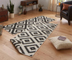 Zunanja preproga Twin Malta Black Cream 80x250 cm