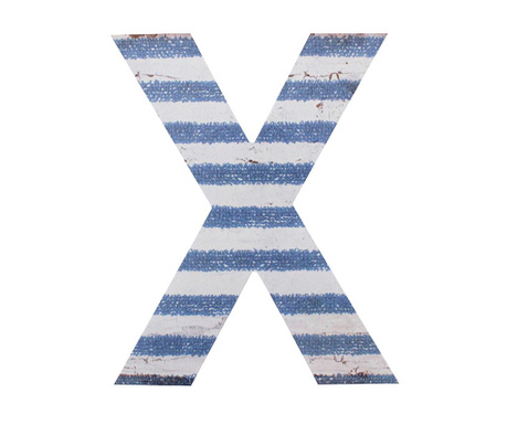 Stenska dekoracija Letter X